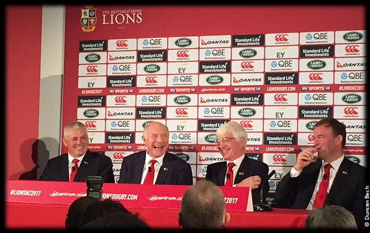 Lions 2017 Heach Coach Announcement Warren Gatland